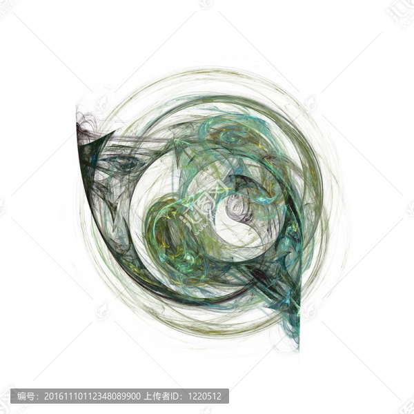 白色數(shù)字分形