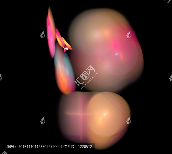 黑色數(shù)字分形