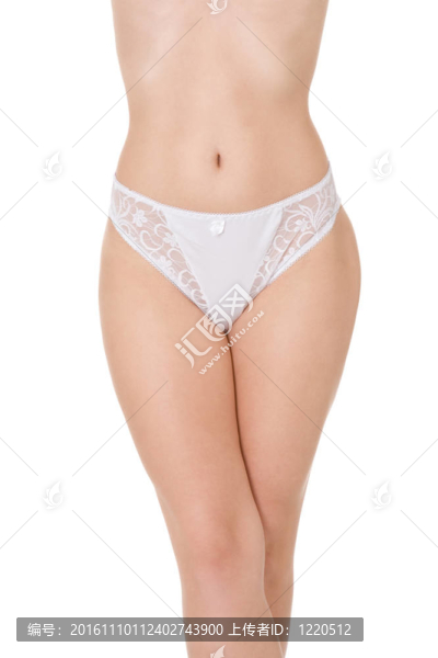 年輕的白人女性模特內(nèi)衣