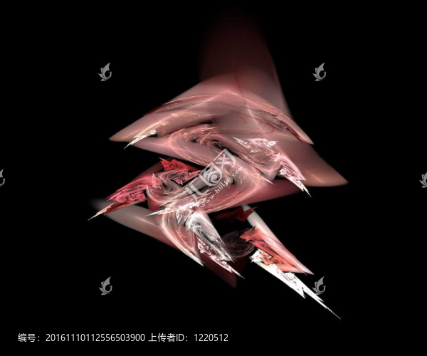 黑色數(shù)字分形