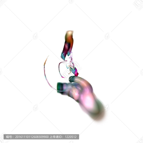 白色數(shù)字分形