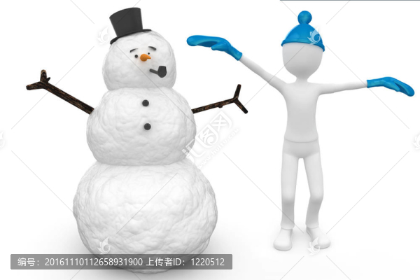雪人3D雪人