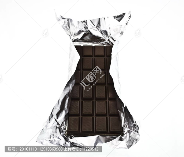 箔上的巧克力