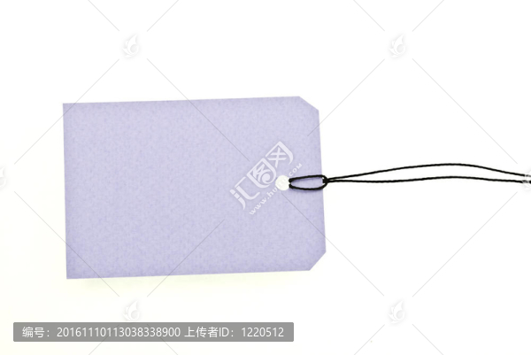 空白的紙標(biāo)簽