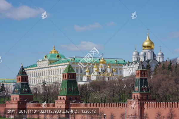 Kremlin市莫斯科建筑