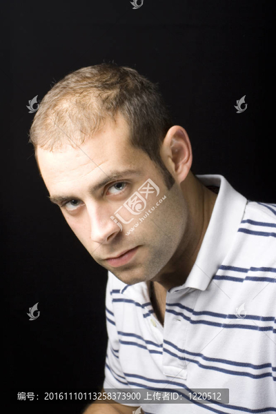 年輕的男模特
