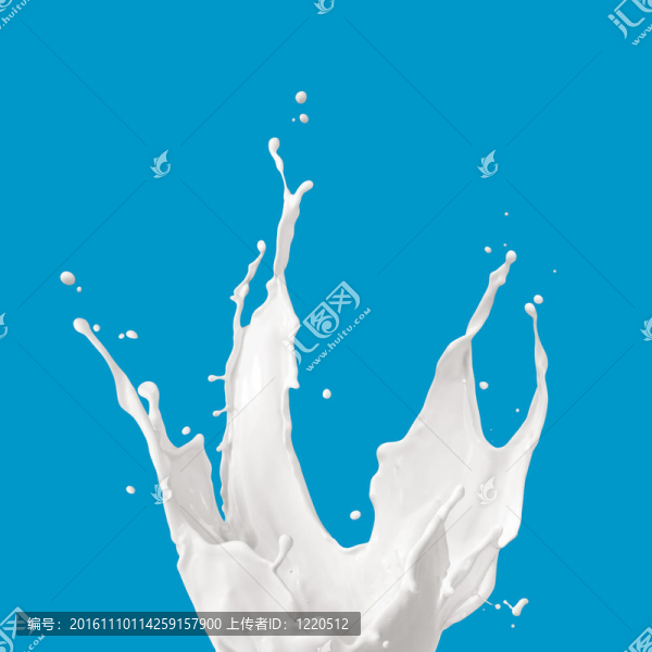 牛奶濺