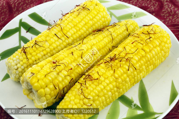 玉米奶油藏紅花