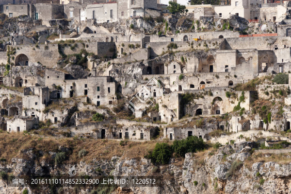 Matera（巴斯利卡塔大區(qū)；意大利）的老城區(qū)（Sassi）