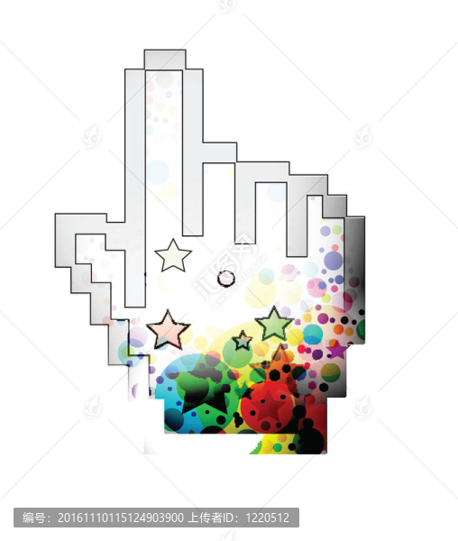 手握鼠標符號