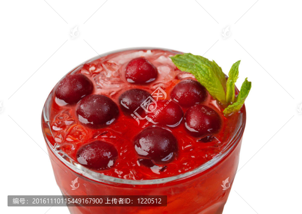 蔓越莓雞尾酒特寫