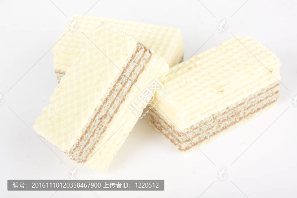 白色背景上的晶片