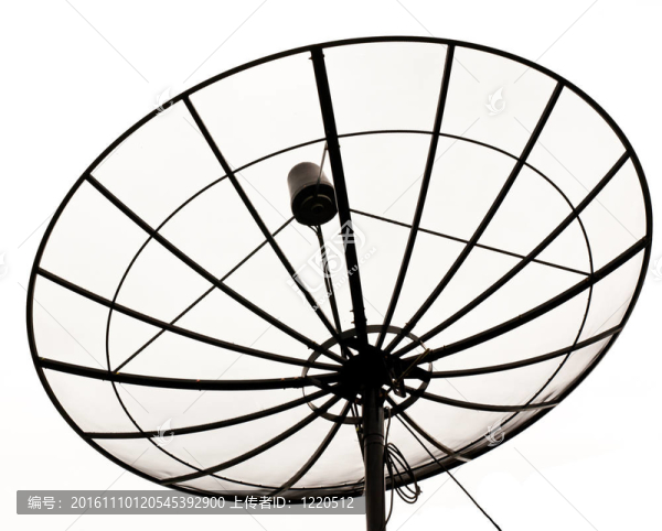 黑色金屬的衛(wèi)星接收機(jī)分離