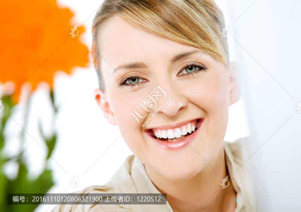 快樂的女商人