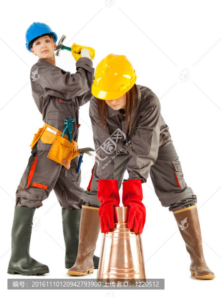女建筑工人
