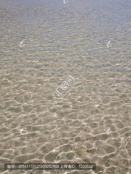透明海水紋理背景水平
