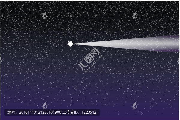 夜空與彗星