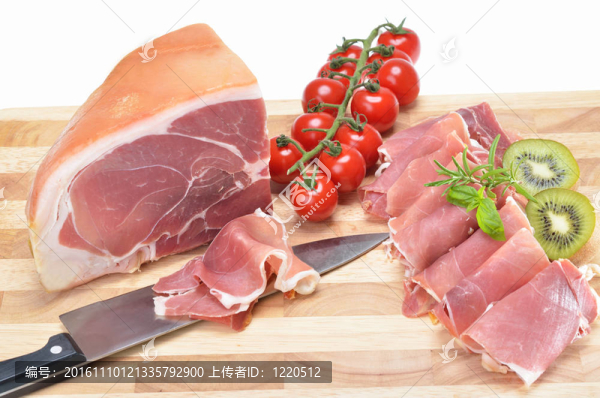 美味的意大利火腿