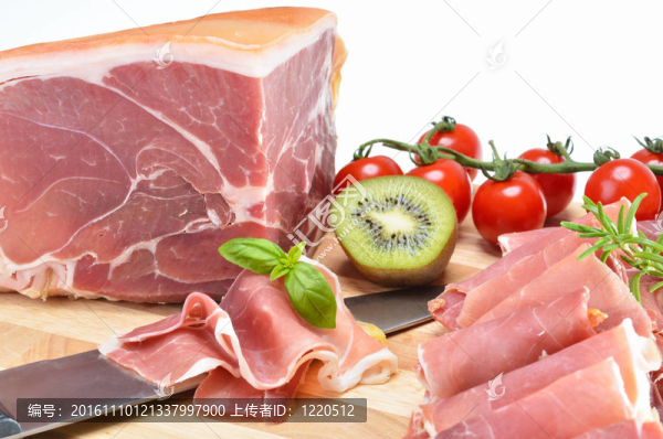 美味的意大利火腿