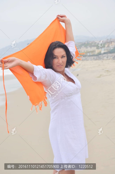 女人在Beach