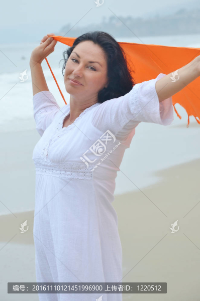 女人在Beach