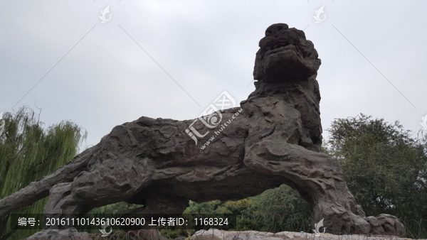 北京動物園動物石雕