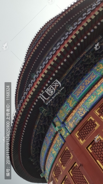 天壇祈年殿雨檐特寫