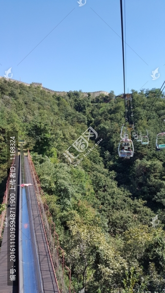 長(zhǎng)城纜車和滑道