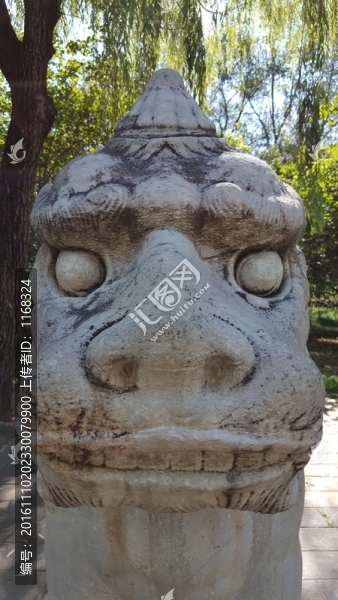 明十三陵總神道獬豸像石刻