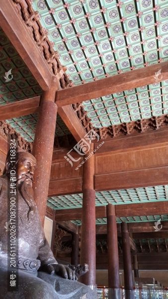 明成祖朱棣長(zhǎng)陵祾恩殿內(nèi)景