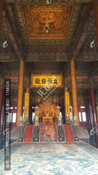 故宮太和殿內(nèi)景