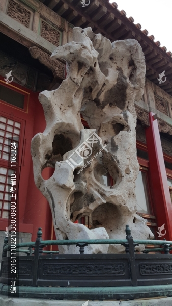 故宮太湖石特寫