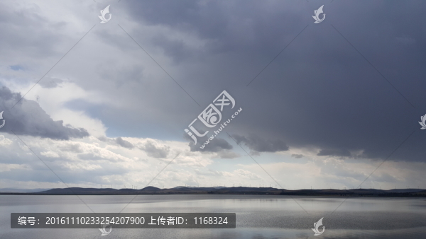 壩上閃電湖雨云