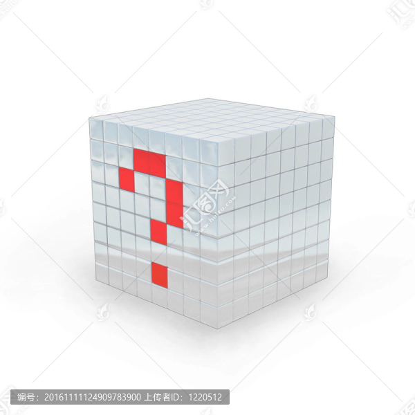 三維Questionmark立方體