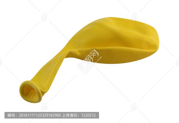 黃色的氣球立柱