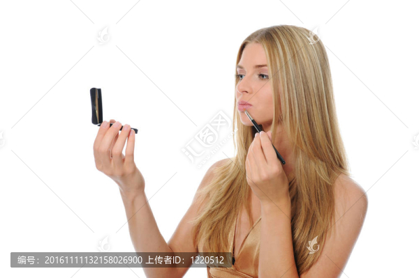 一個美麗的女人的肖像
