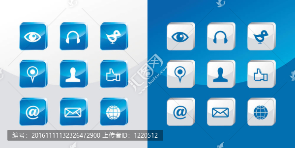 社交媒體圖標(biāo)集
