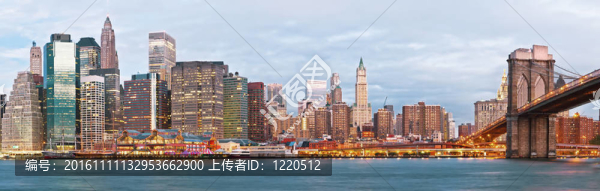 紐約-曼哈頓河清晨