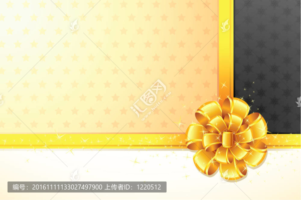 禮品紙上的絲帶