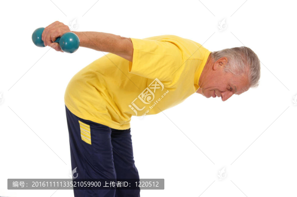 有啞鈴的男人