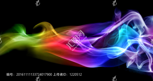彩色煙霧