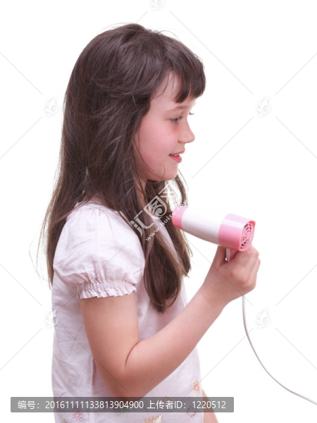 孩女曬發(fā)