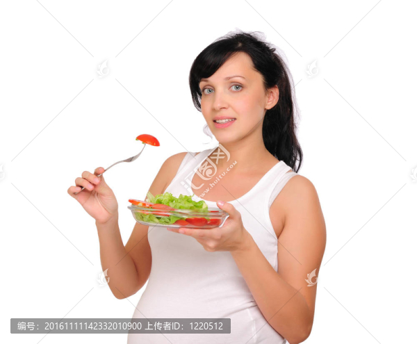 年輕的孕婦
