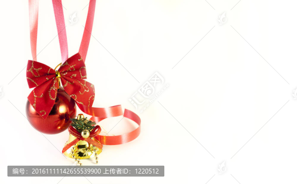紅色的圣誕球