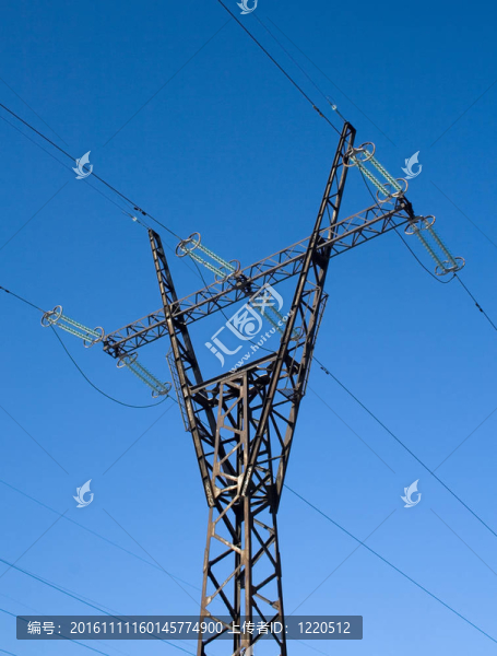 高電壓線柱