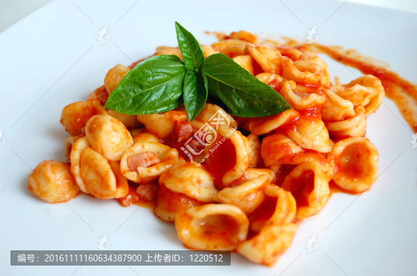 Orecchiette,Pasta番茄醬