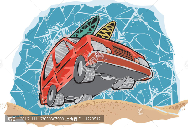 汽車(chē)去海灘