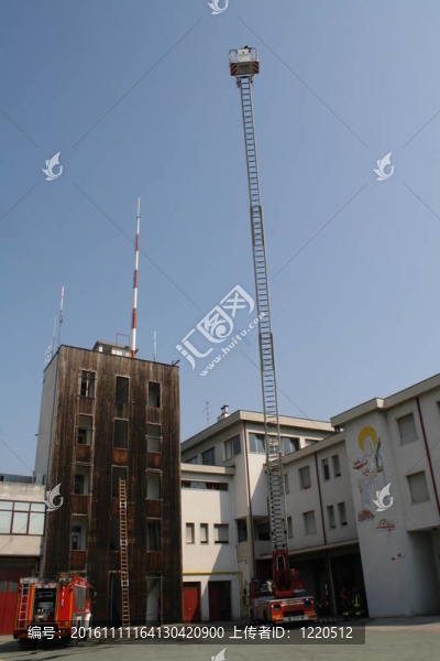 培訓(xùn)期間的消防站