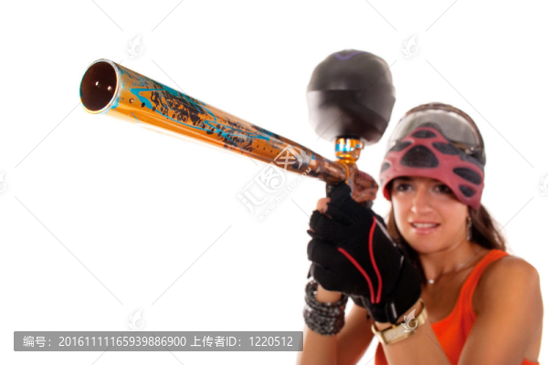 彩彈的女孩