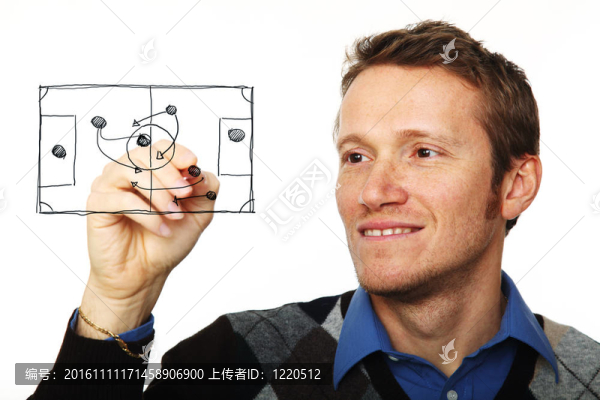 男人和足球